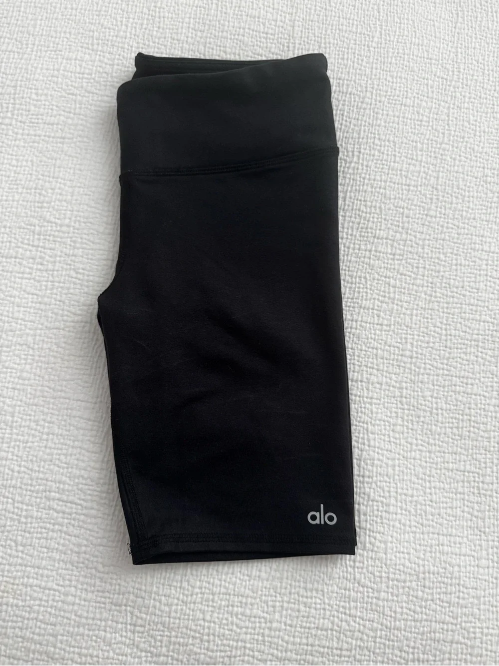 ALO Yoga Black High-Rise Bike Shorts